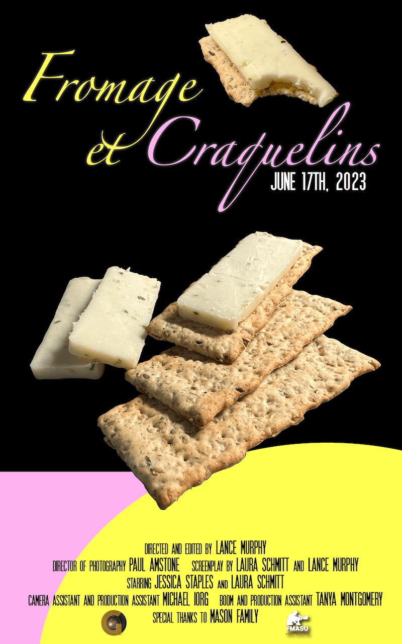 fromage et craquelins poster