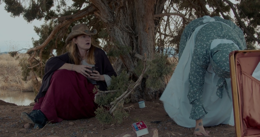 lily looks concerns as emma gets up