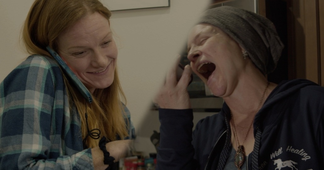 emma and lily talk on the phone together