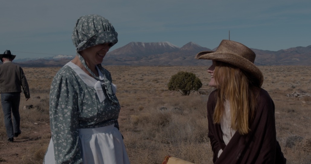 emma and lily face each other