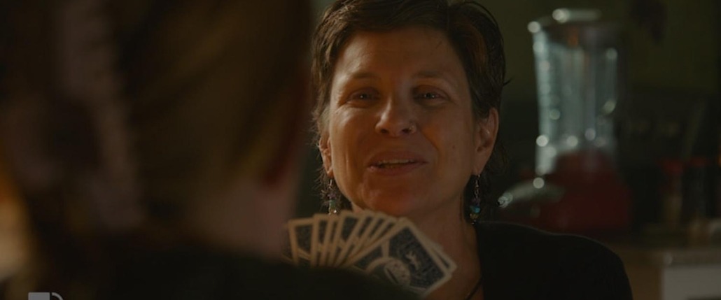 emma with cards in hand